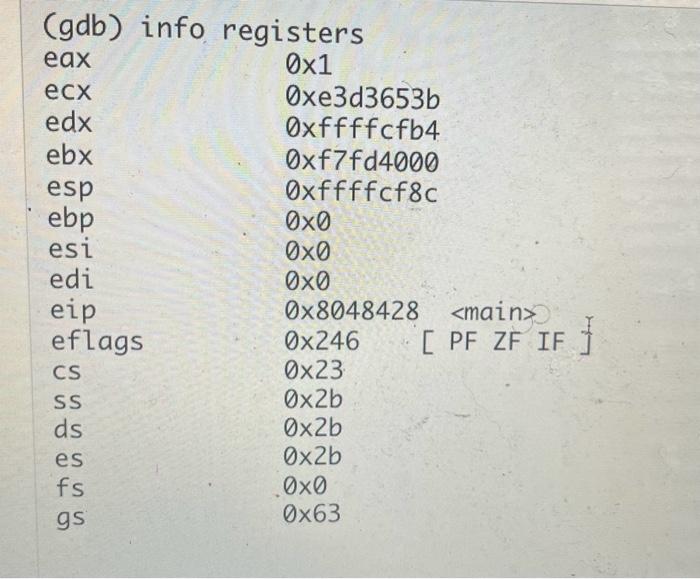 Solved Text segment Stack segmentThe following figure and | Chegg.com