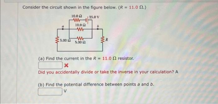 Solved Consider the circuit shown in the figure below. | Chegg.com