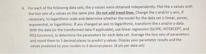 Solved use excel to solve for a, b and c. please show every | Chegg.com