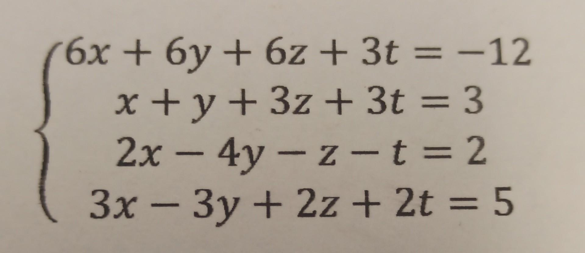 2x 3y 4z và 2x 5z =- 6