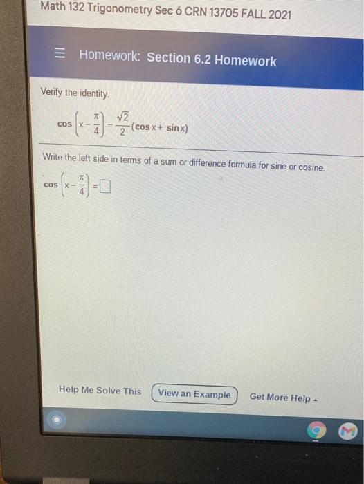 Trig homework solver picture