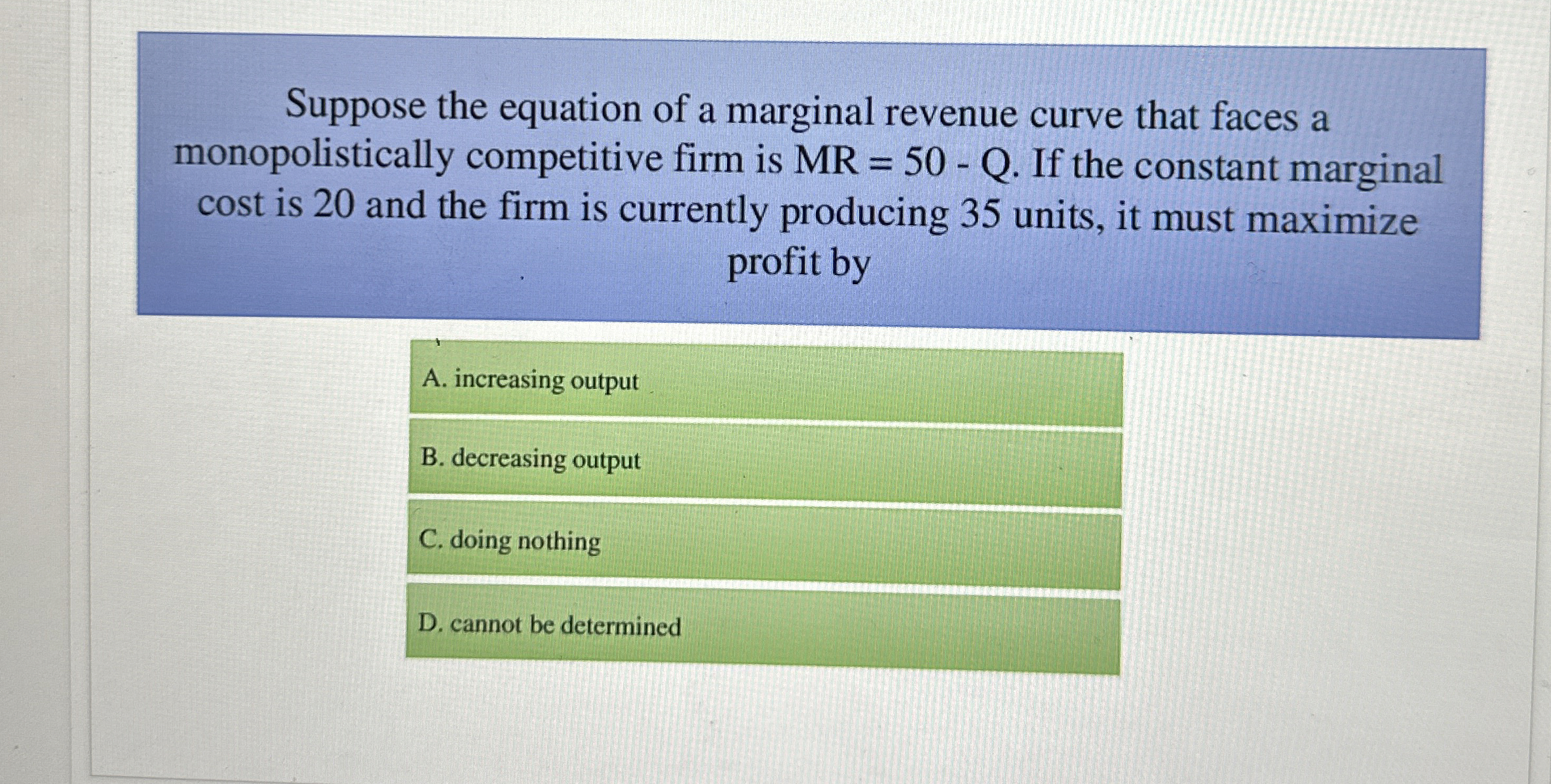 Solved Suppose the equation of a marginal revenue curve that | Chegg.com
