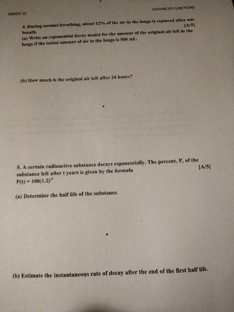 Solved 3. Dry cleaners use a cleaning fluid that is purified