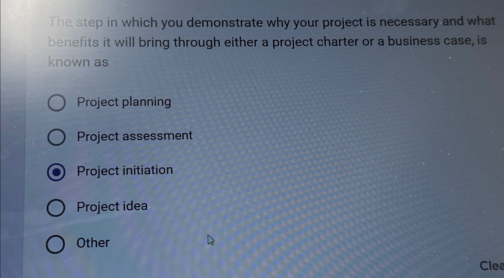 Solved The step in which you demonstrate why your project is | Chegg.com