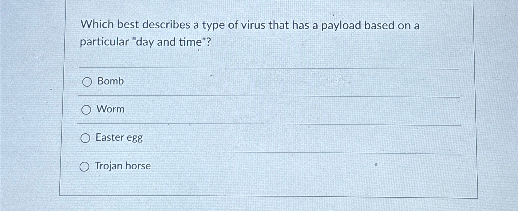 Solved Which best describes a type of virus that has a