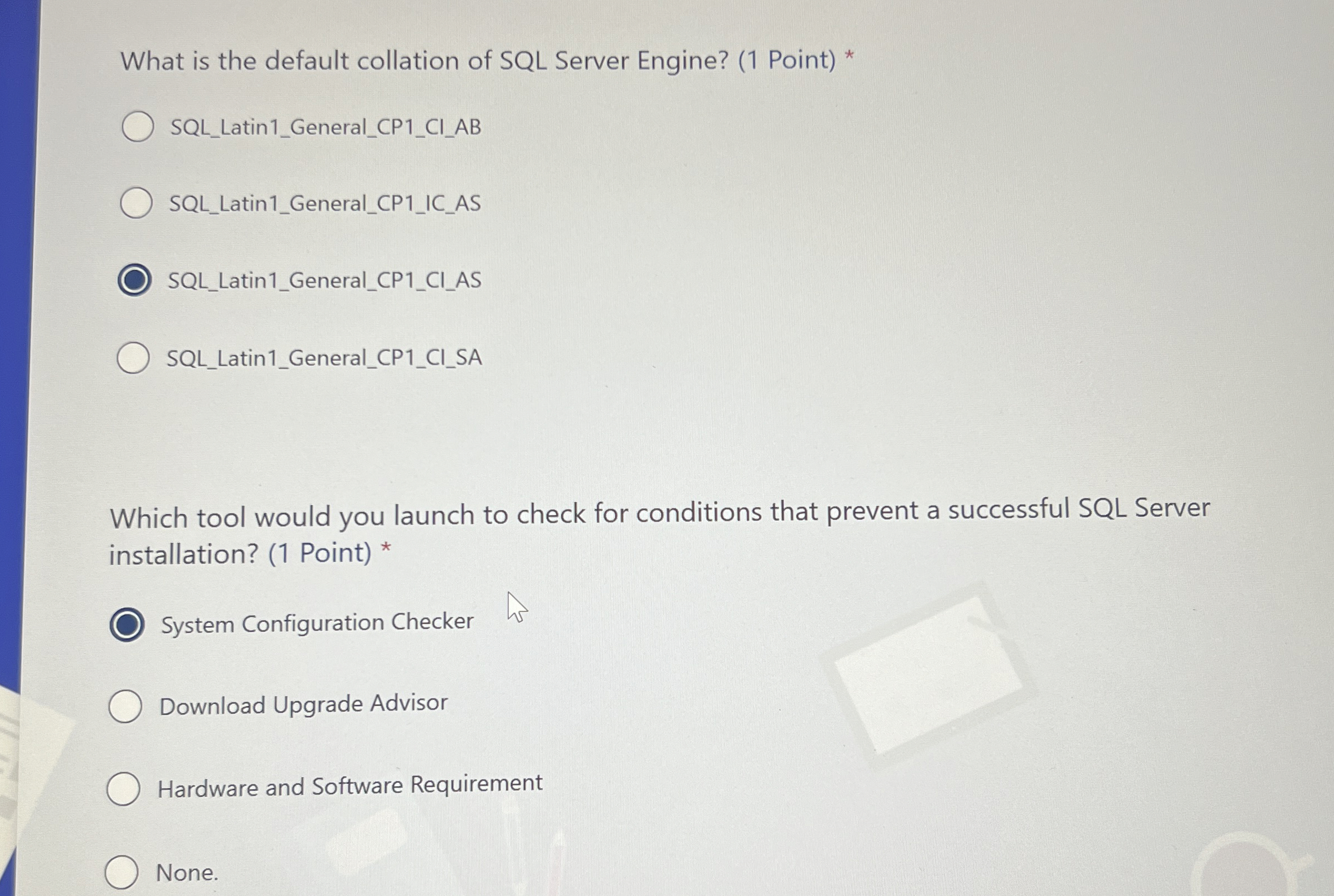 Solved What is the default collation of SQL Server Engine? | Chegg.com