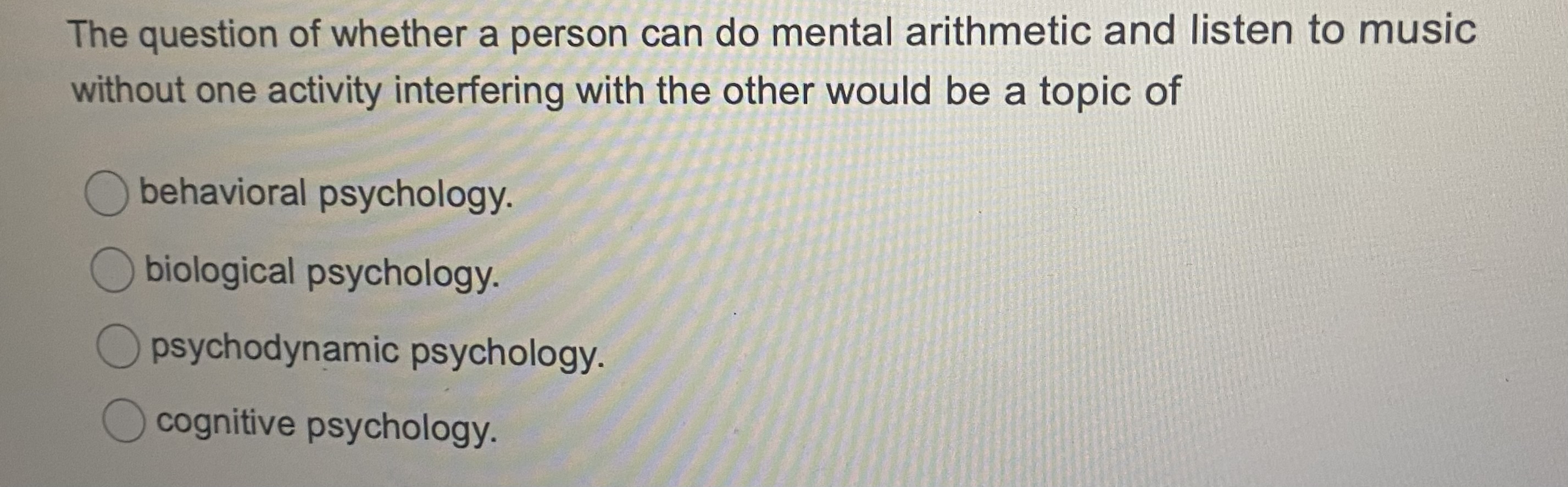 Solved The question of whether a person can do mental | Chegg.com