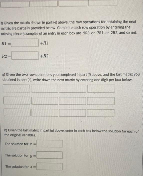 Solved As an example, in matrix ⎣⎡12−3−2111−1−2⎦⎤ the two | Chegg.com