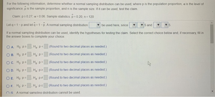 Solved For the following information, determine whether a | Chegg.com