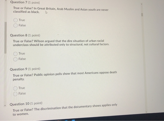 Solved Question 5 (1 point) "The ethnocentric attitude of a | Chegg.com