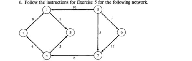 Solved 6. Follow the instructions for Exercise 5 for the | Chegg.com