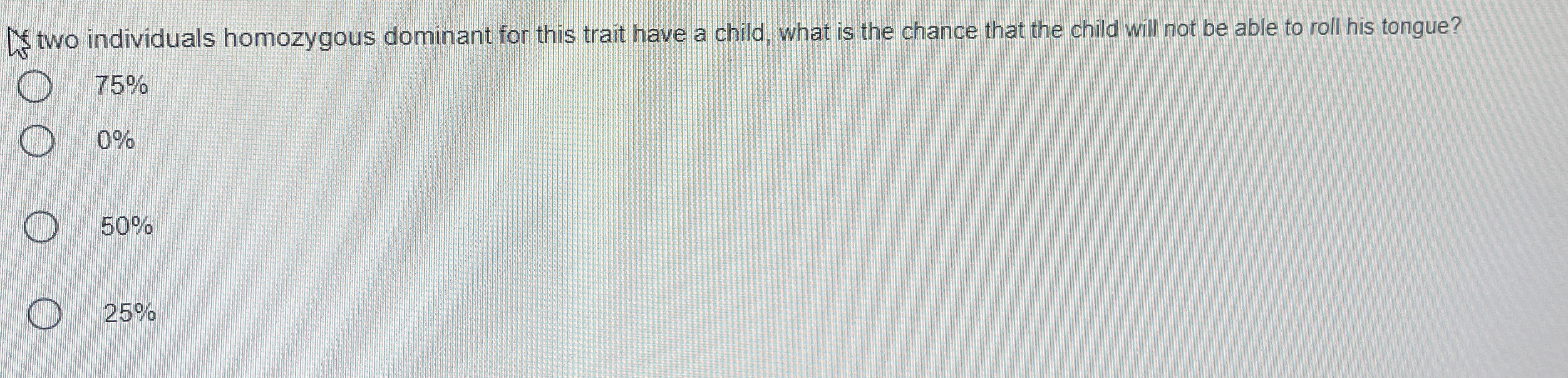 Solved two individuals homozygous dominant for this trait | Chegg.com