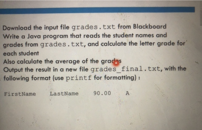 Solved * Read the file grades.txt using a while loop (with | Chegg.com
