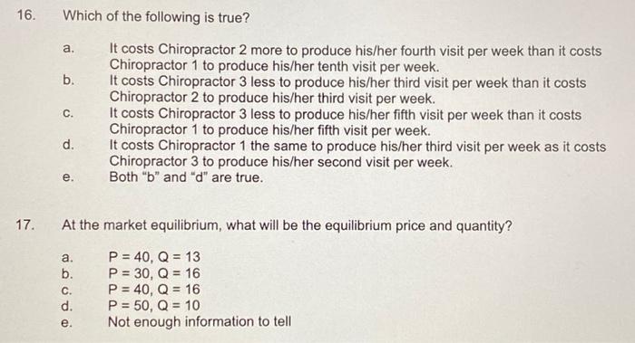 Solved Table 3 below contains the supply and demand | Chegg.com
