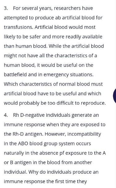 Solved 3 For Several Years Researchers Have Attempted T Chegg Com