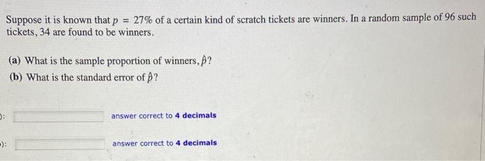 Solved Suppose it is known that p=27% of a certain kind of | Chegg.com