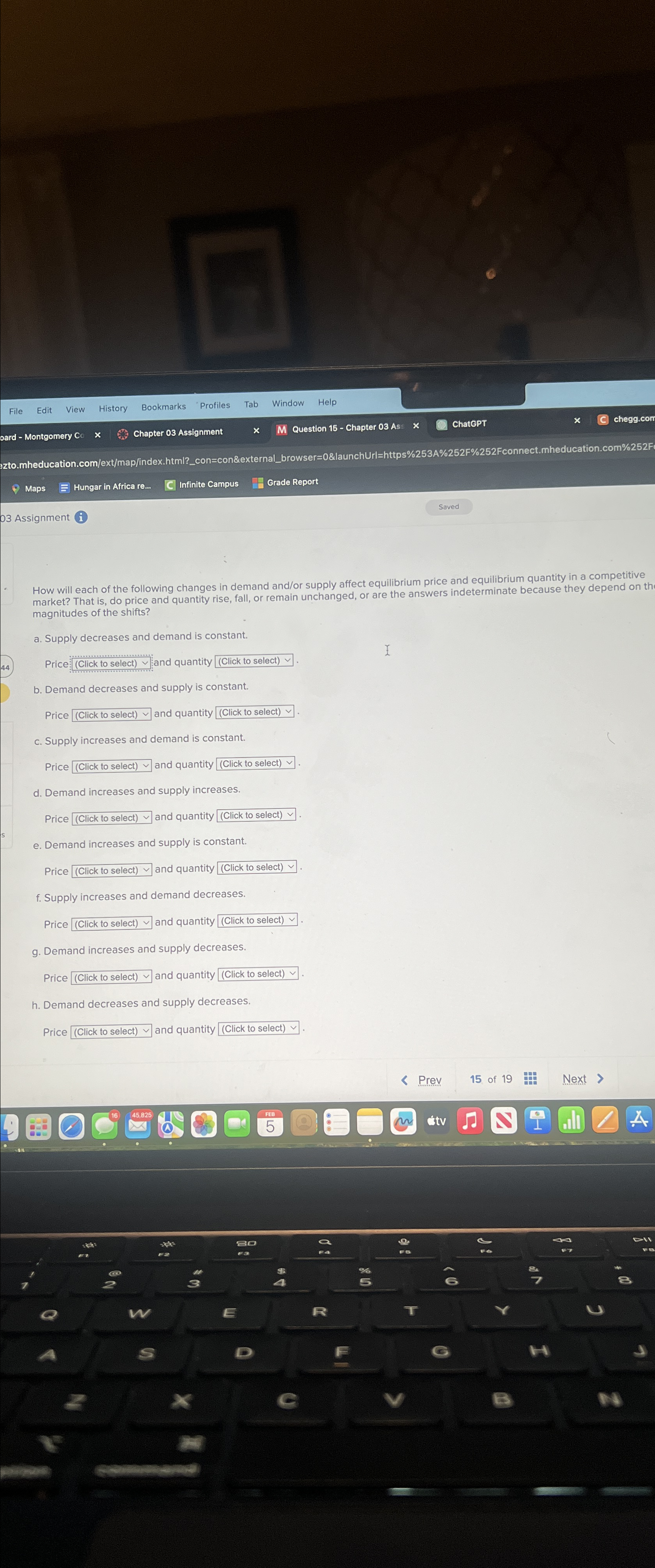 Solved 03 ﻿Assignment iSavedHow will each of the following | Chegg.com