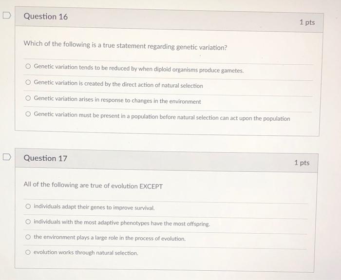 Solved Question 16 1 Pts Which Of The Following Is A True | Chegg.com