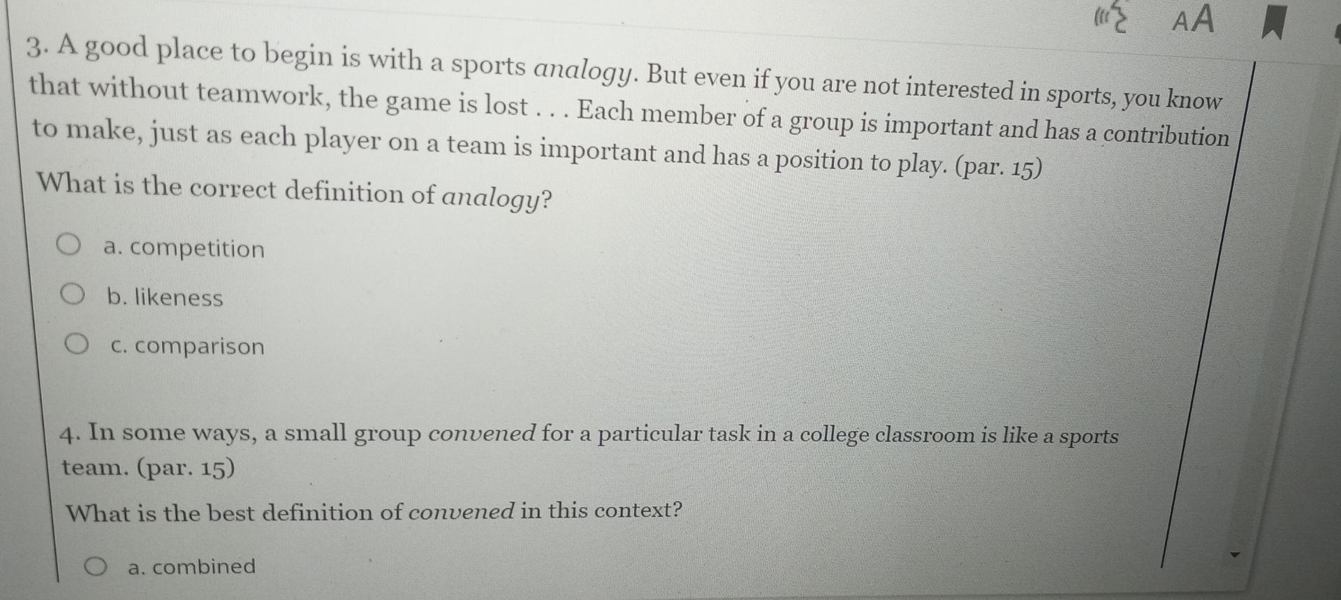 Solved Choose the best response for each question. 1. A lot | Chegg.com