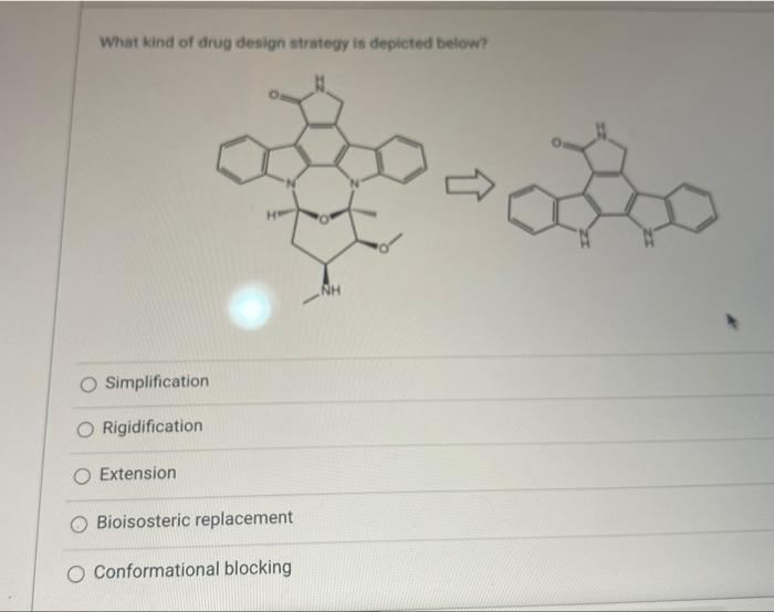 Solved What kind of drug design strategy is depicted below? | Chegg.com