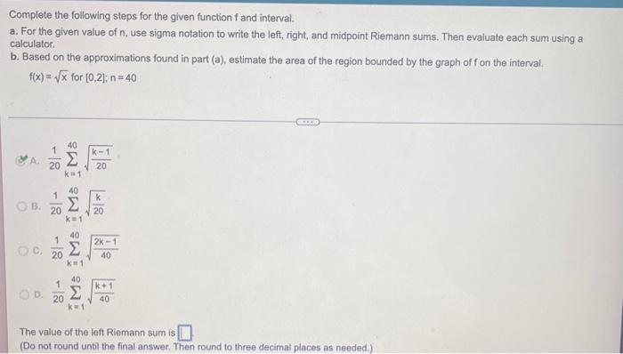 Solved Complete the following steps for the given function f | Chegg.com
