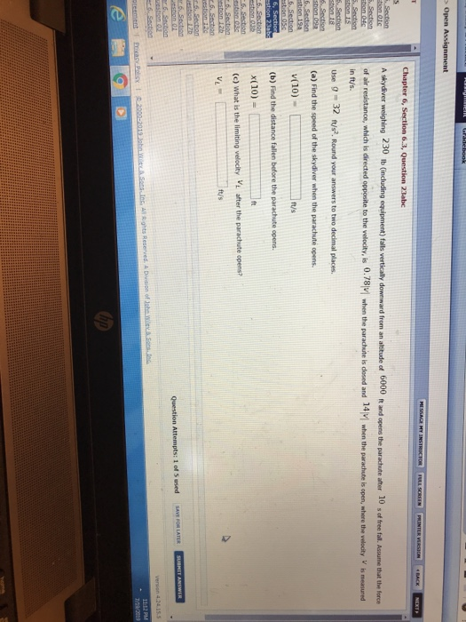 Solved Open Assignment Chapter 6, Section 6 Question Babe | Chegg.com