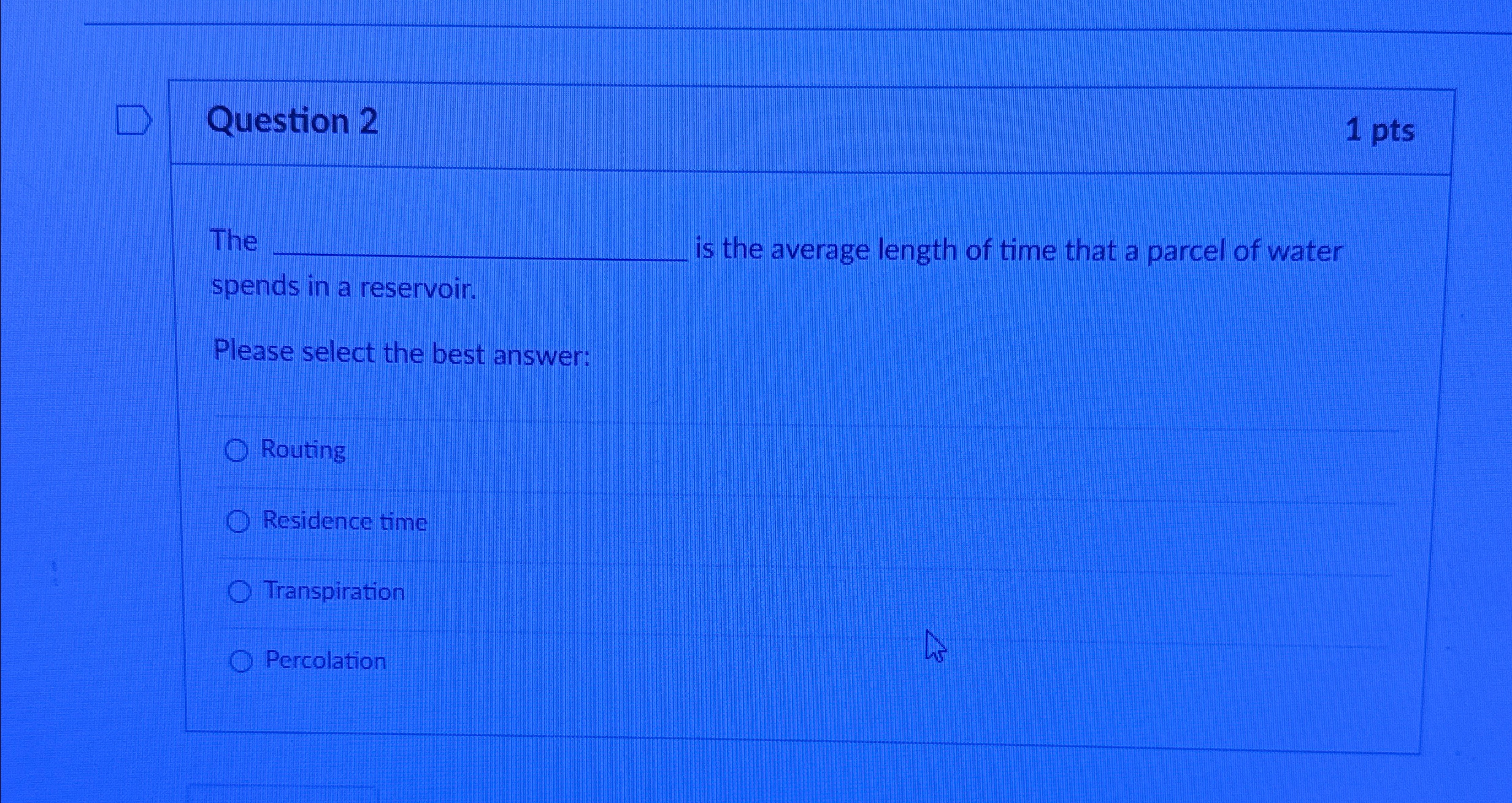 Solved Question 21 ﻿ptsThe ﻿is the average length of time