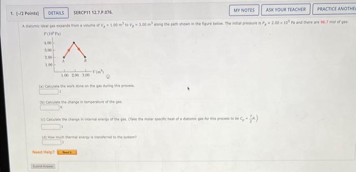 Solved 1. [-12 Points] DETAILS SERCP11 12.7.P.076. A | Chegg.com