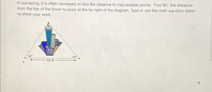 Solved In Surveying, It Is Often Necessary To Find The | Chegg.com