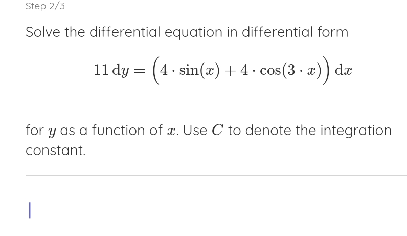 Solved Step 23Solve the differential equation in | Chegg.com