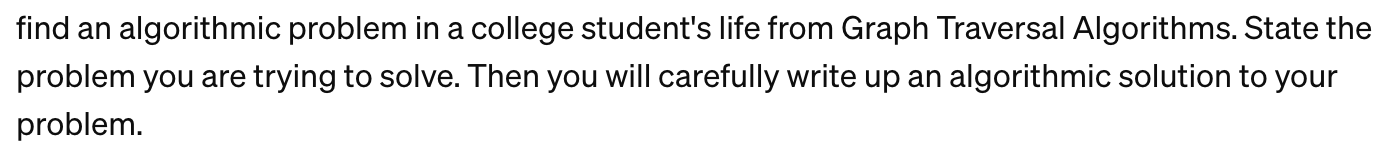 Solved find an algorithmic problem in a college student's | Chegg.com