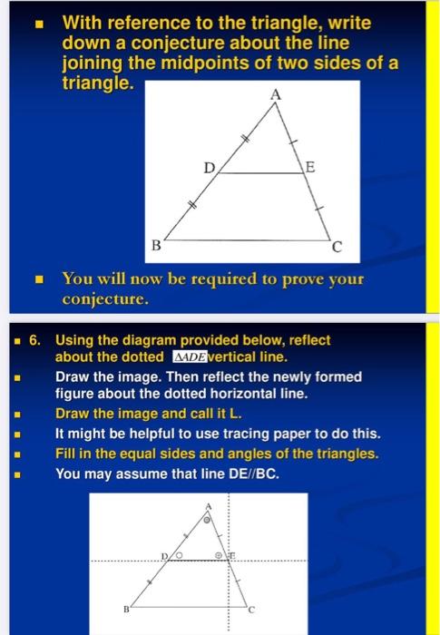 Solved With reference to the triangle, write down a | Chegg.com