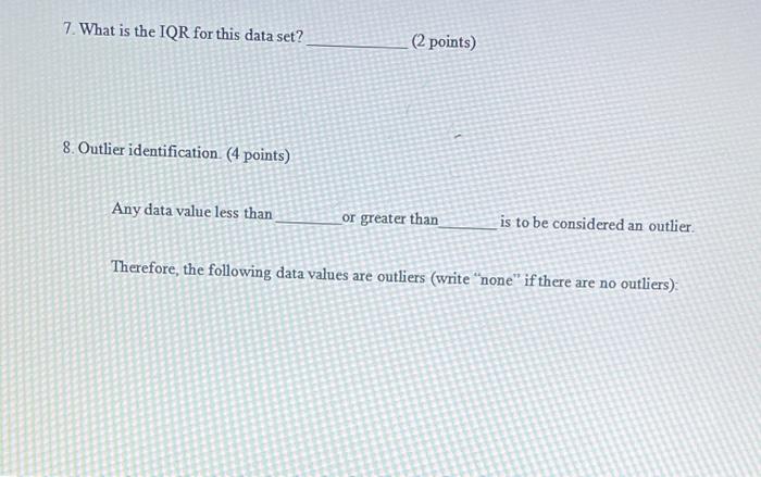 Solved MAT 107 Course Project Directions: Please complete | Chegg.com