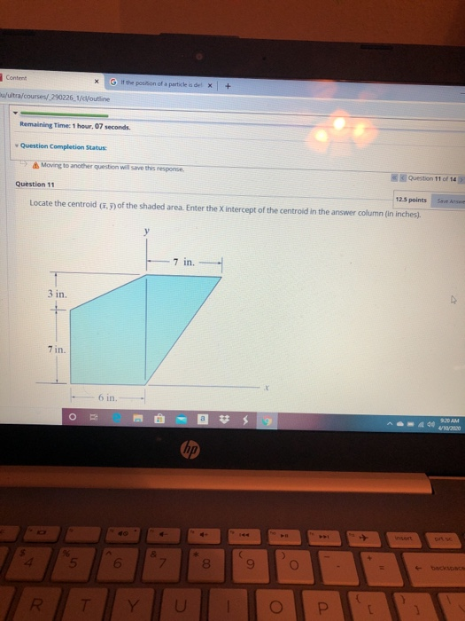 Solved Content X Gif The Position Of A Particle Is Ex Chegg Com