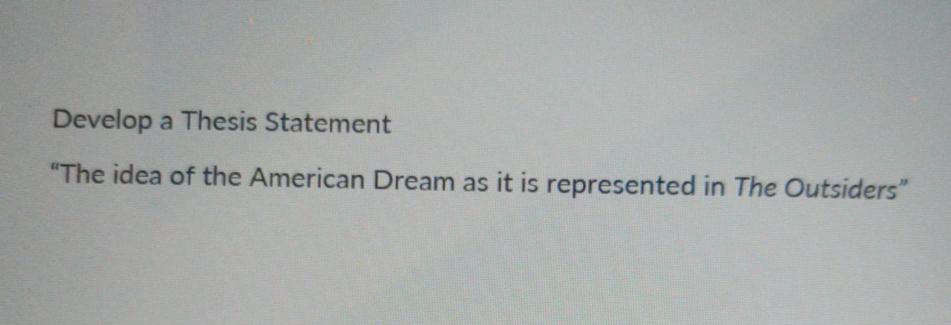 thesis statement for what it means to be an american