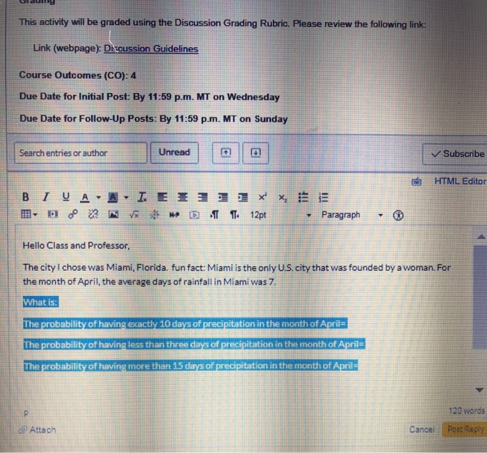 Solved This activity will be graded using the Discussion | Chegg.com