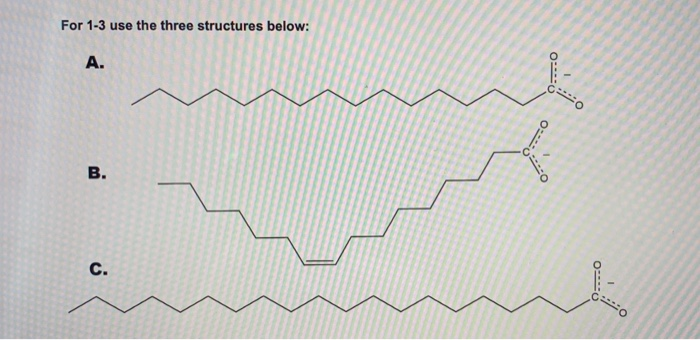 Solved Homework 6 Questions For 1-3 use the three structures | Chegg.com