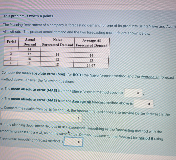 Solved This problem is worth 4 points. The Planning | Chegg.com