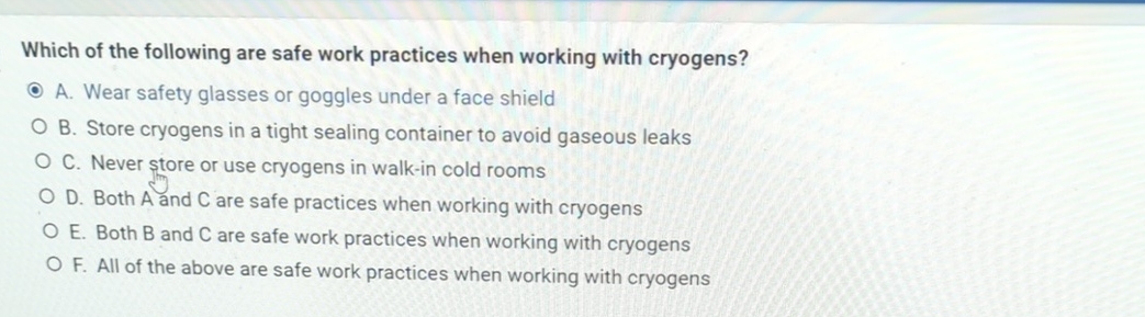 Solved Which of the following are safe work practices when | Chegg.com