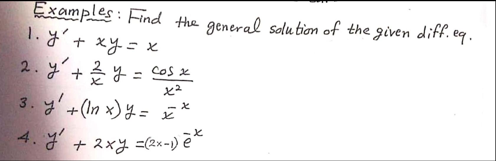 Solved 1 Y Xy 2 Y 2 Y Cost Examples Find The Chegg Com