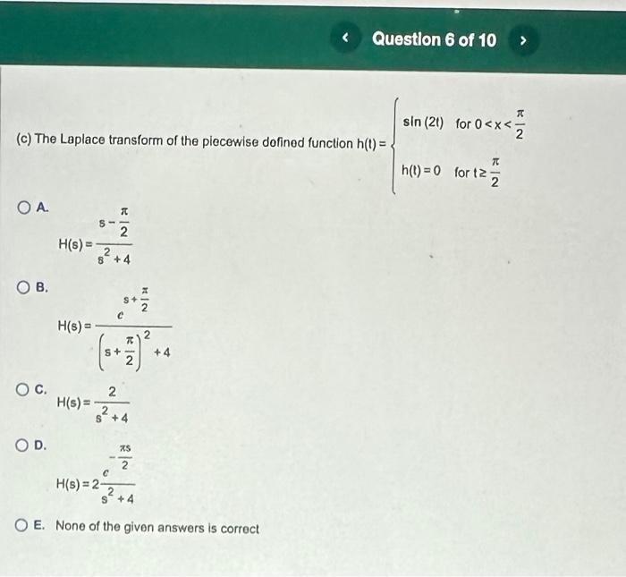 Solved Use the definition to the Laplace transform to find | Chegg.com