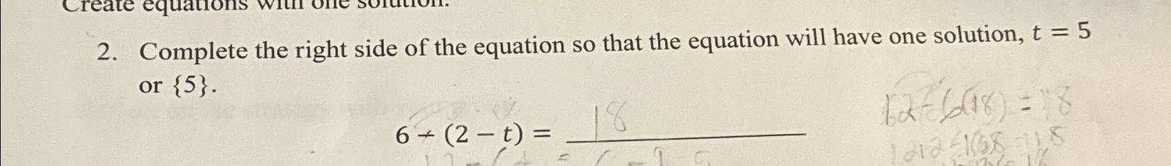 Solved Complete the right side of the equation so that the | Chegg.com