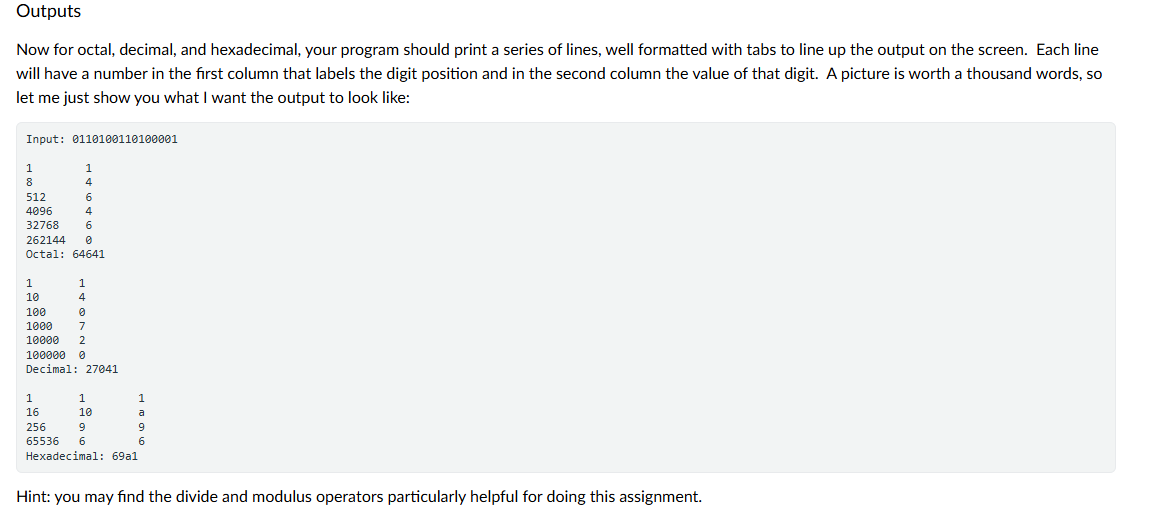 Solved In this assignment, we are going to write a program | Chegg.com