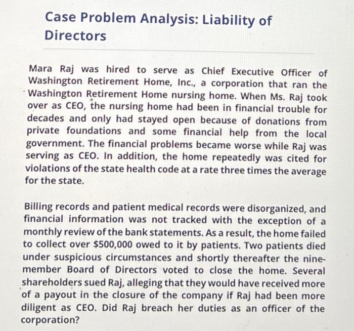 case problem analysis 03 1 business ethics