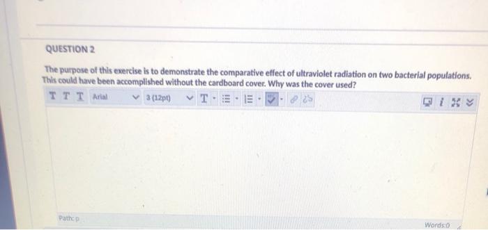 Solved QUESTION 2 The purpose of this exercise is to | Chegg.com