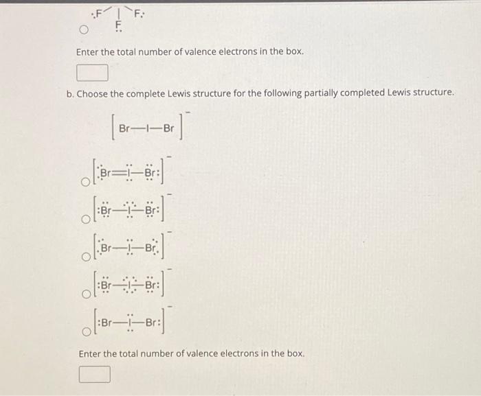 Solved A. Choose The Complete Lewis Structure For The | Chegg.com