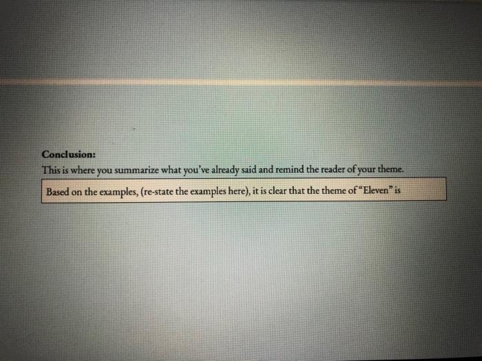 HR3 Deconstructed Theme Paragraph Eleven By Sandra Chegg