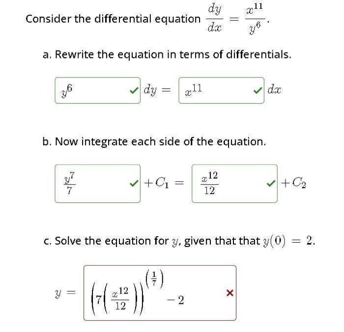 Solved Please solve the following applied differential