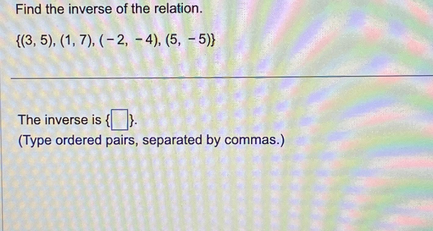 if a 2 3 5 7 then a a inverse is