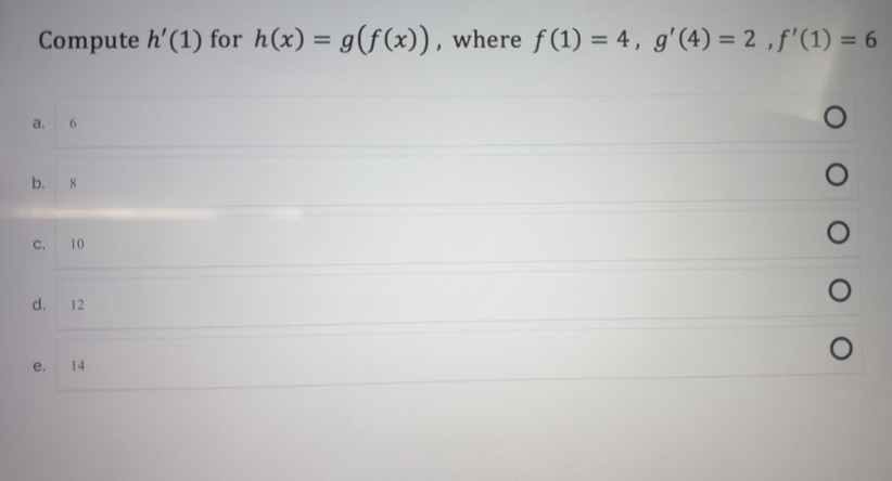 Solved Compute H 1 For H X G F X Where F 1 4 Chegg Com